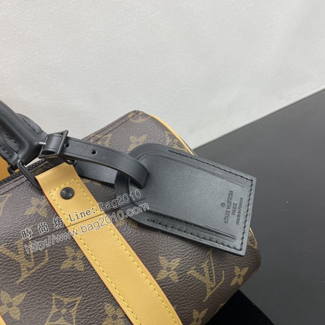 Lv路易威登2023專櫃新款Keepall Bandoulière25手袋 LV老花男士單肩斜挎女包 M46687 ydh5112